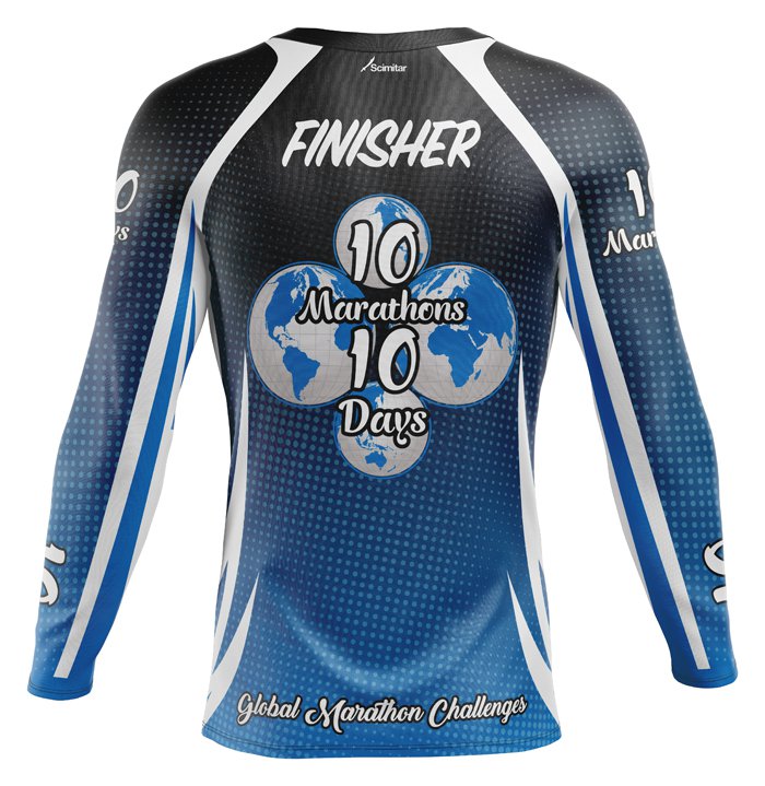 10 Marathons in 10 Days - Technical Long Sleeve Top
