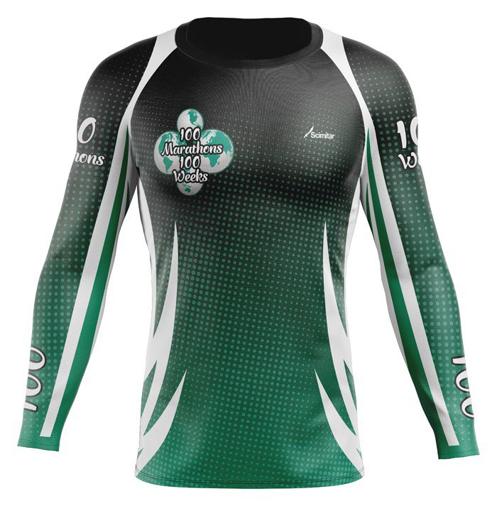100 Marathons in 100 Weeks - Technical Long Sleeve Top