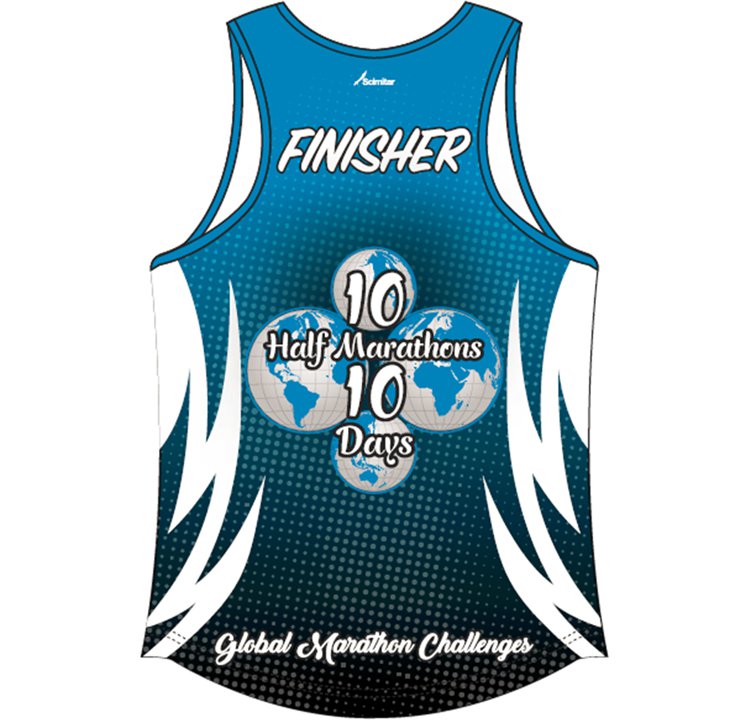 10 Half Marathons in 10 Days - Technical Vest