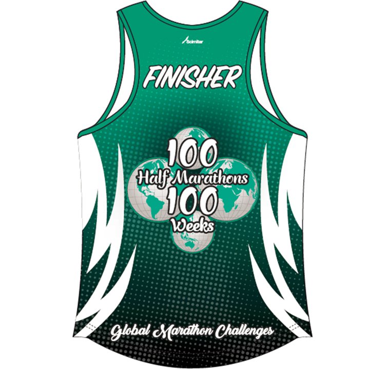 Global Marathon Challenges : 100 Half Marathons in 100 Weeks<br>Technical Vest