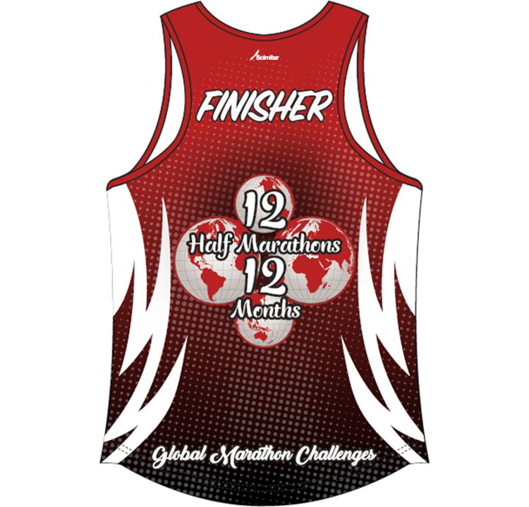 12 Half Marathons in 12 Months - Technical Vest