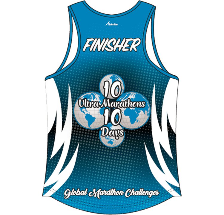 10 Ultra Marathons in 10 Days - Technical Vest